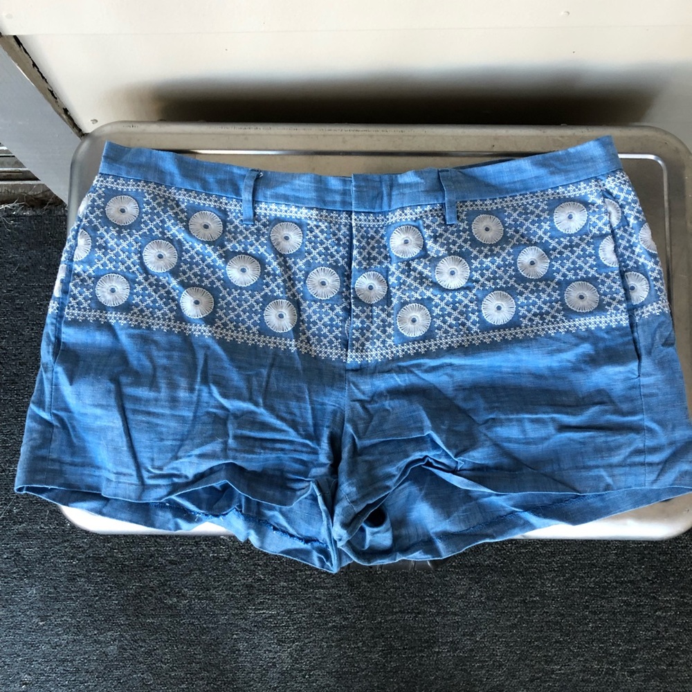 Embroidered Madewell shorts